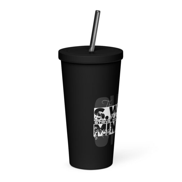 STRIVE. WIN. ACHIEVE. GROW. Insulated tumbler with a straw - Image 4