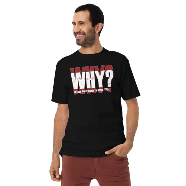 WHY? Men’s premium heavyweight tee - Image 2