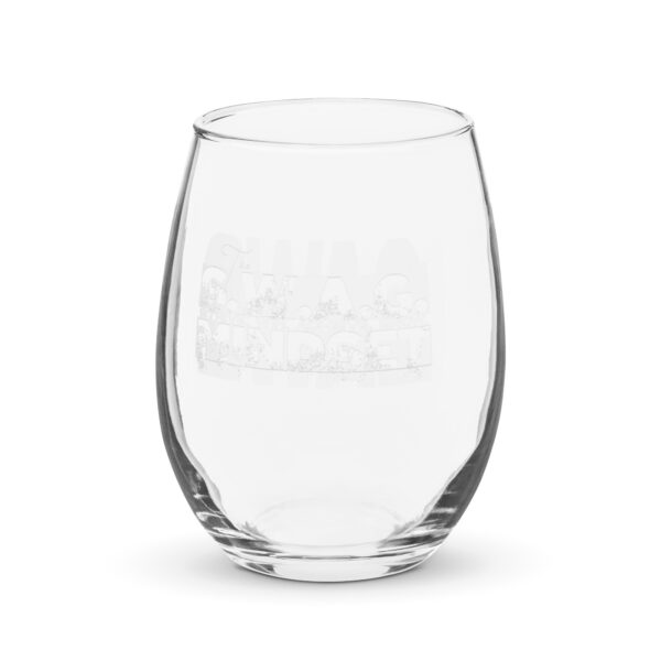 SWAG MINDSET Stemless wine glass