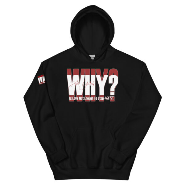 WHY? Unisex Hoodie - Image 3